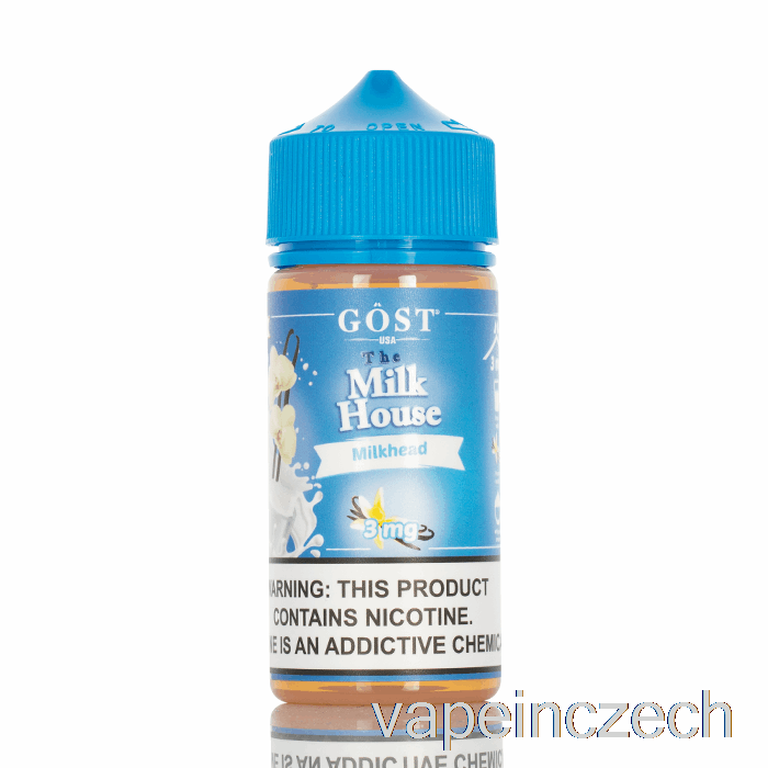 Milkhead - The Milk House - Gost Vapor - 100ml 3mg Vape Bez Nikotinu